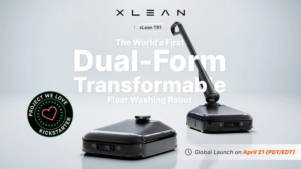 xLean TR1: The World's First Dual-Form Floor Washing Robot | BackingX